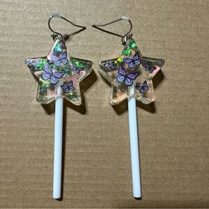 Star/Butterfly dangling earrings